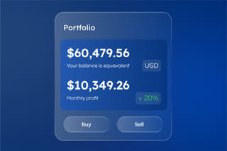 Flexorio crypto trading platform summary showing live data